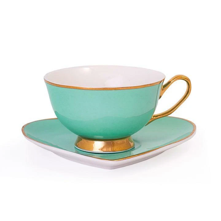 Heart shaped sale tea cup