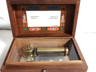 Reuge Sainte Croix Vintage Swiss 2/50 Music Box 2 Song Lara's