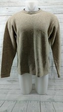 WOOLRICH Men's Wool Blend Sweater Size Large Khaki Heather