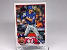 2022 TOPPS MLB BUBBA THOMPSON RC #597 RANGERS
