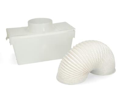 White Knight Universal Lüftungsset Box 4'' Schlauch 2m Wäschetrockner Innenkondensator