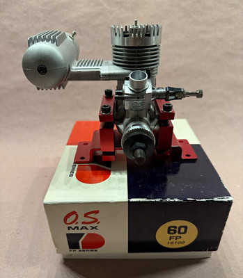 O.S. MAX 60 FP 2-Stroke Nitro/Glow RC Engine w/Muffler MPN 16100