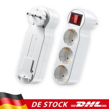 Steckdosenleiste mit Schalter Messing Kontakt 16A 250V Material 5 Jahre Garantie