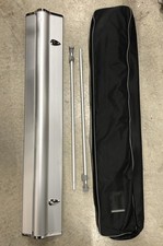 48  Deluxe Retractable Roll Up Banner Stand with Soft Case STAND ONLY 