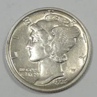 1926-D Mercury Dime ALMOST UNCIRCULATED Silver 10c
