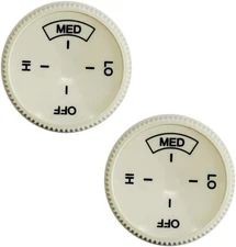 2PCS Baseboard Heater Thermostat Temperature Control Dial Knob Replacement Base 
