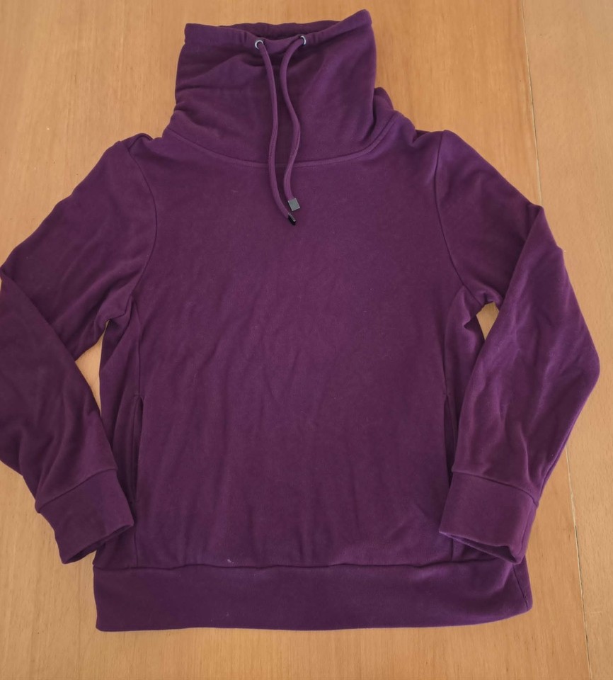 ROCKWEAR BURGUNDY PLUM SOFT WARM FLEECE TURTLENECK JUMPER  POCKETS SZ 6 SUIT 8