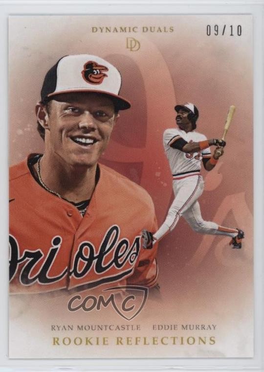 2021 On Demand Dynamic Duals Red /10 Ryan Mountcastle Eddie Murray RC HOF 0u8i