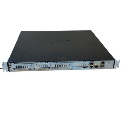 Cisco 2901/K9 Integrated Services Gigabit Ethernet Router 2 LAN 2 WAN No Drives