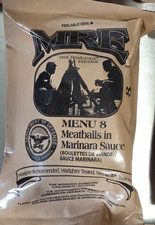 US Military MRE Individual Menu 2025 or Better Inspection Date - Hunting Camping