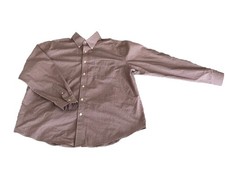 Van Heusen Men's Dress Shirt Long Sleeve S L/G 16-16 1/2 No Iron Red White Black