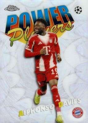 ALPHONSO DAVIES 2025-26 Topps Chrome UEFA UCC Power Players #PP-19 Soc ID:169032