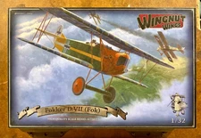 1/32 Wingnut Wings Fokker D.VII (Fok) WWI German fighter kit # 32011