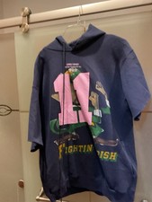 Vintage Notre Dame Cut Off Sweatshirt Pink #11 - 2020 Sport Sport - Large