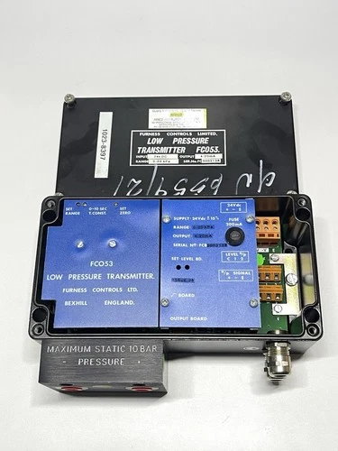 Furness Controls Low Pressure Transmitter FCO53 24VDC 4-20mA Analog 0-20kPa