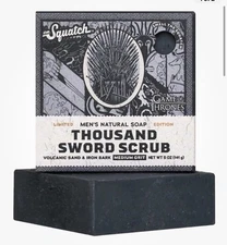 Dr. Squatch Thousand Sword Scrub Limited Edition Soap Game Of Thrones 5oz