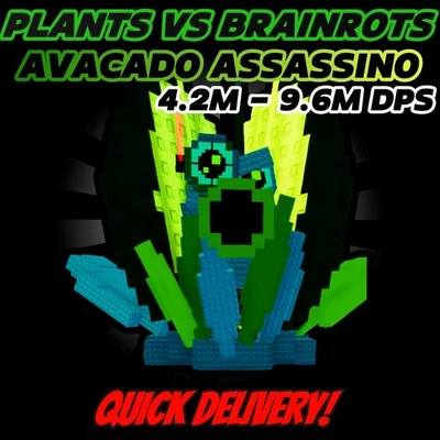 PVB 🌴🥑AVACADO ASSASSINO 4.2m - 9.6m dps🥑🌴PLANTS VS BRAINROTS CHEAPEST!⚡💸