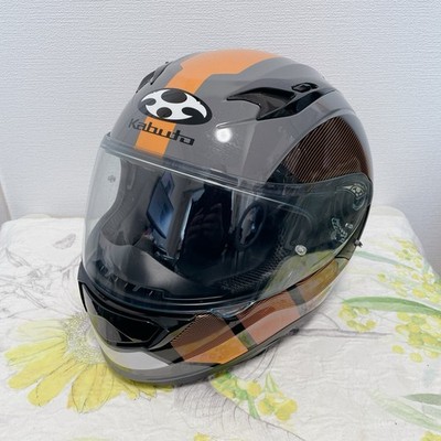 Kabuto KAMUI−Ⅲ OGK Kabuto Japan HQ Full Face Helmet KAMUI 3 JM Black Orange Size