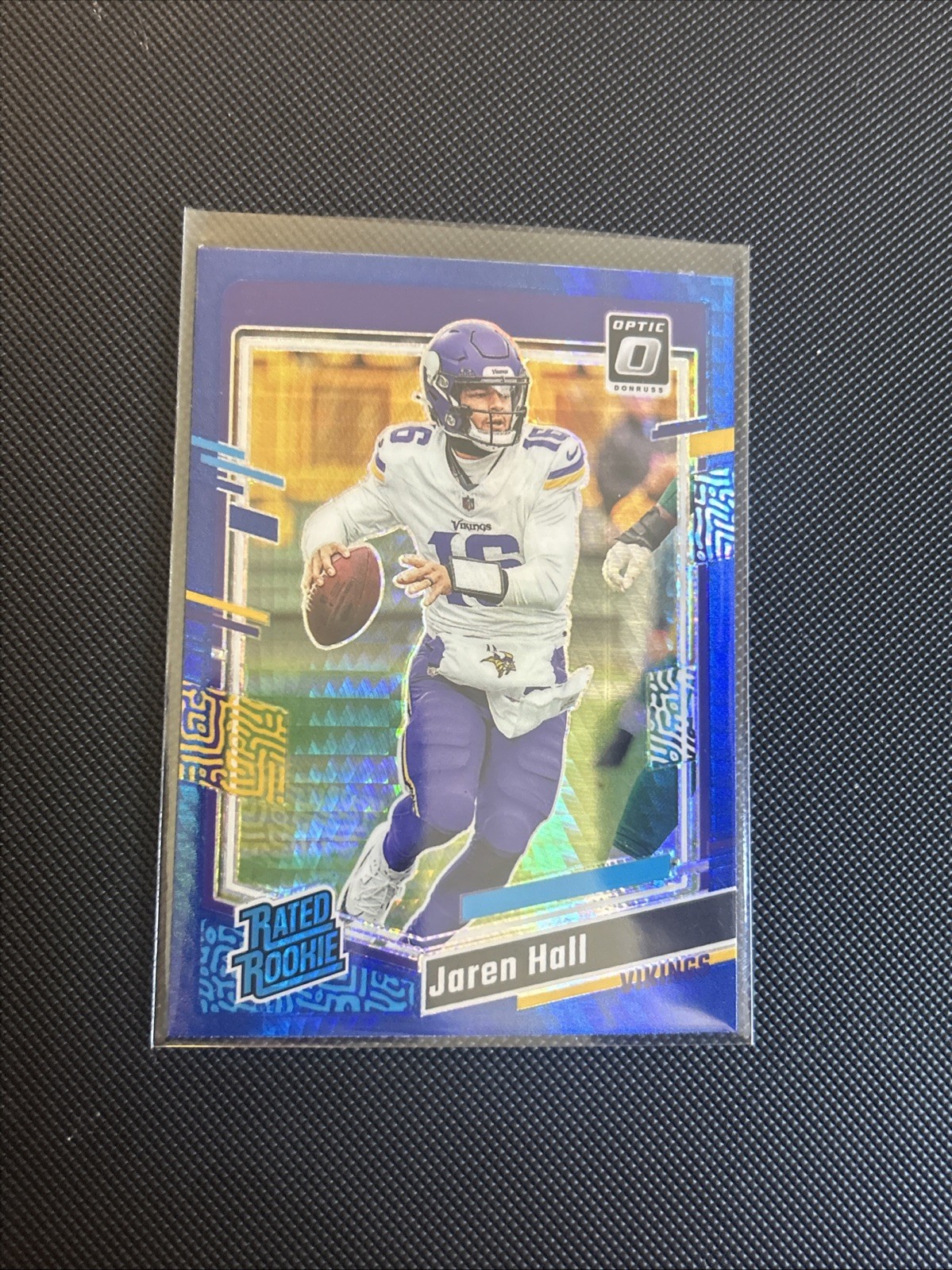 2023 Panini Donruss Optic - Rated Rookie Jaren Hall #270 Blue Hyper Prizm (RC)