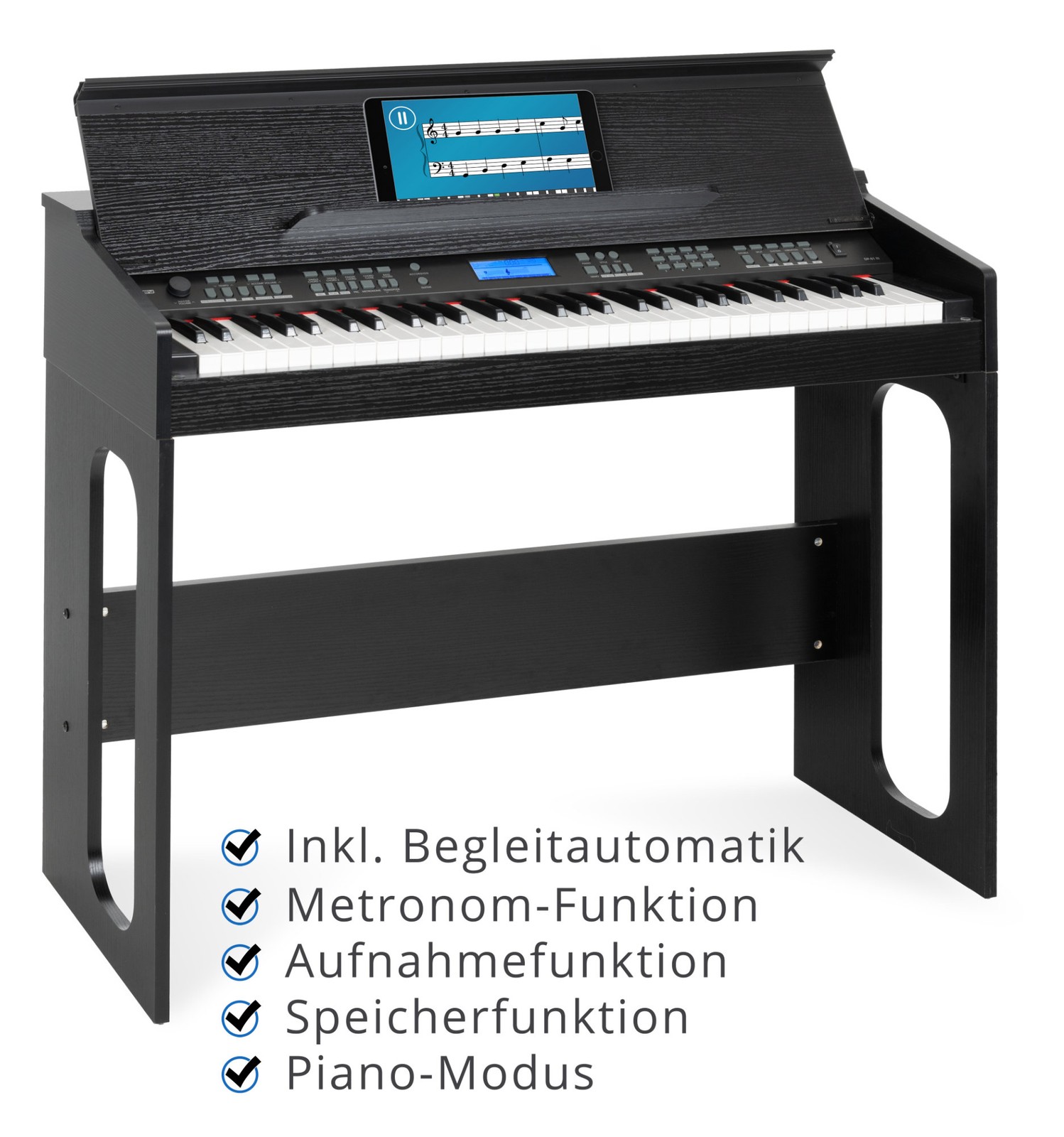 B-WARE 61 tasti pianoforte elettrico digitale bambini principianti home tastiera pianoforte registrazione foto 6