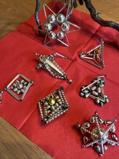 Alter Christbaumschmuck Gablonzer 7 Stück 1930