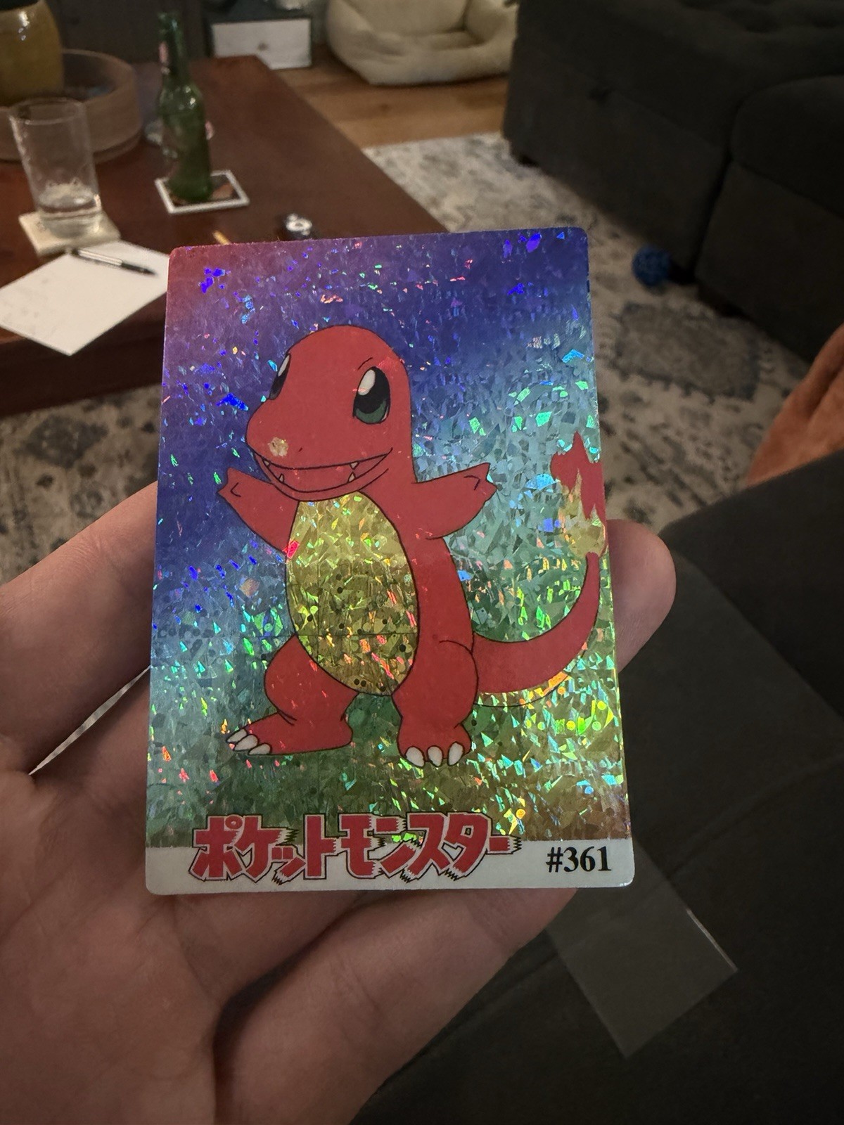 Charmander #361 Pokémon Vintage Prism Vending Sticker