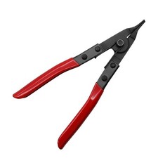 Sicherungsringzange mit abgewinkelter Spitze, Spreizzange, flache