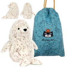 New Jellycat Plush Toy With White Seal Galumphous Seal Soft Toy