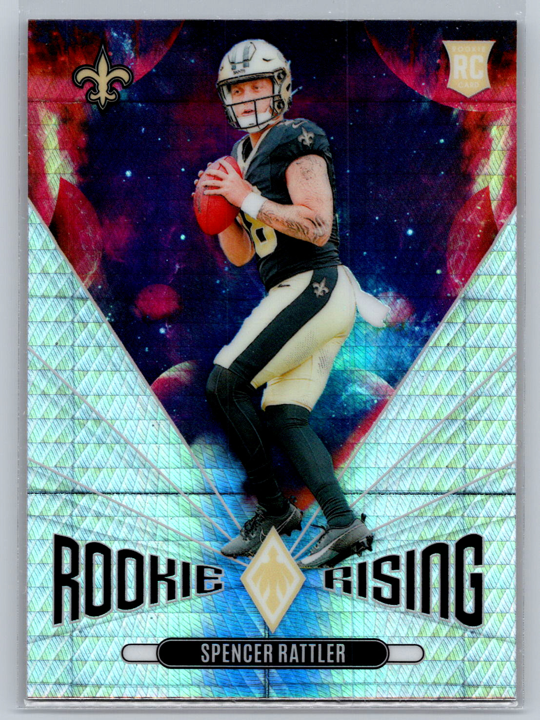 2024 Panini Phoenix - Rookie Rising Spencer Rattler #RR-SRR Hyper (RC)