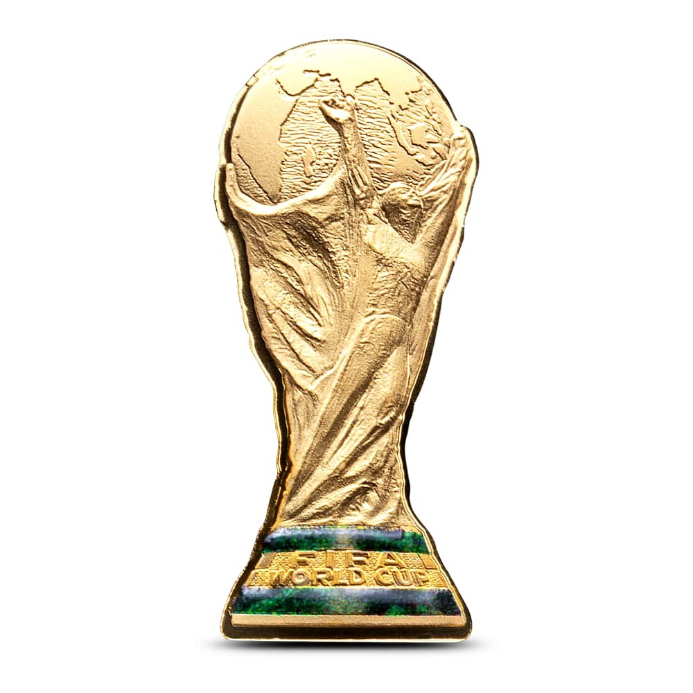 2026 1 Gram Proof Solomon Islands FIFA World Cup Trophy Shaped