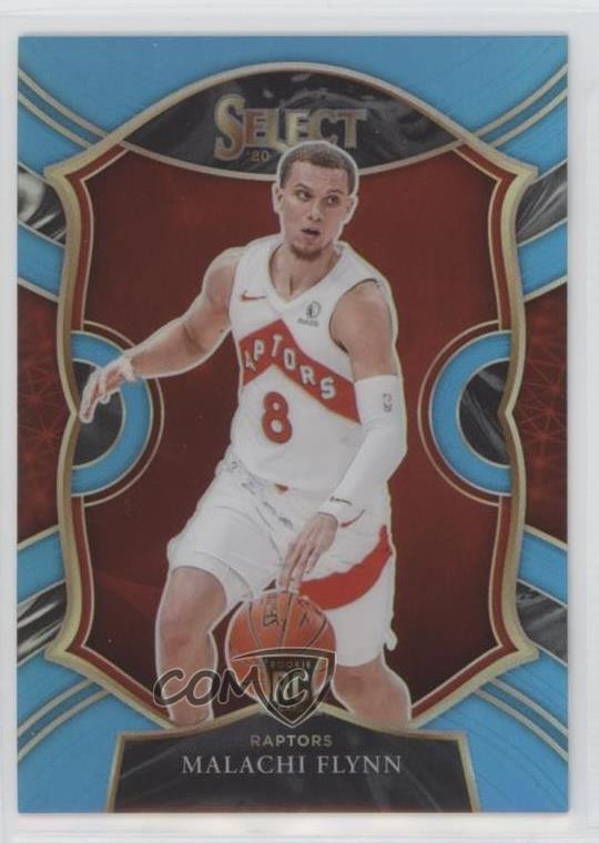 2020-21 Panini Select Concourse Light Blue Prizm 219/299 Malachi Flynn #89 02v3