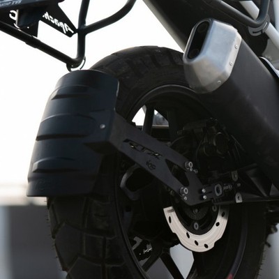Tyre Hugger Black Moto Care passend für TVS Apache RTX 300 Schmutzfänger hint...