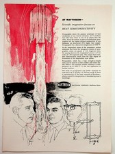 Raytheon Vintage Magazine Ad Pyrographite Heat Semiconductivity 1960s