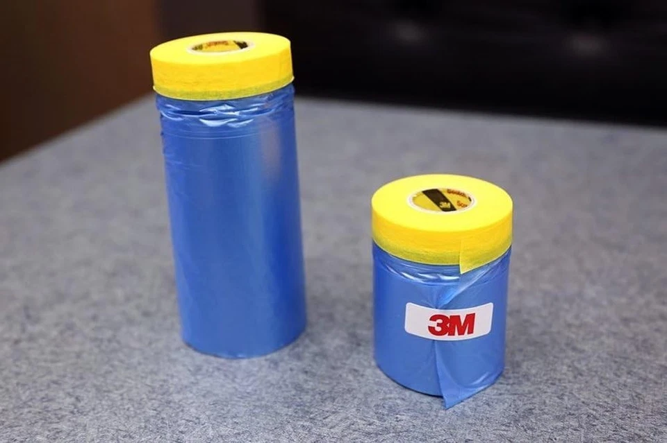 Пластиковая автомобильная маскировочная лента - набор из 3 (59 дюймов) маляров без остатков - Изображение 4 из 4