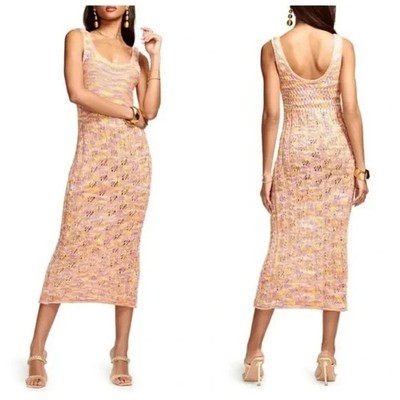Ramy Brook NEW With Tag (MSRP $365) Size M Olsena Knit Dress / Midi Length