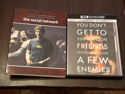 (Used) The Social Network 4K UHD Blu-ray [2010] Sleeve Slip Cover - ShipsNextDay
