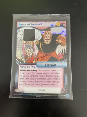 Dragonball Z DBZ CCG Promo CB1 Power Of Cookies!!!