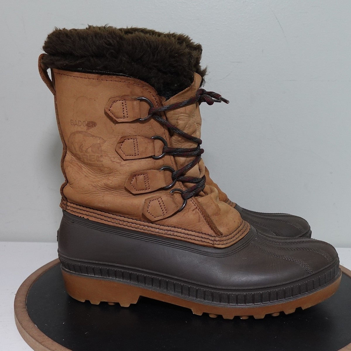 Weatherproof Badger II Winter Boots Mens 12 Black New Suede Leather Snow Badger Boots Insulated - Safety Supplies America main image 2
