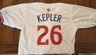 Max Kepler Minnesota Twins Signed Autographed Baseball Jersey Coa PAAS