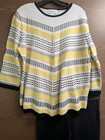 SIZE XL ALFRED DUNNER Multi-Colored Long Sleeve Sweater INVPV4586 — photo 1