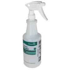 Diversey 130256 32 Oz. Clear, Preprinted Trigger Spray Bottle, Pk12