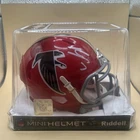 Bijan Robinson Atlanta Falcons Throwback Signed Riddell Mini Helmet JSA COA