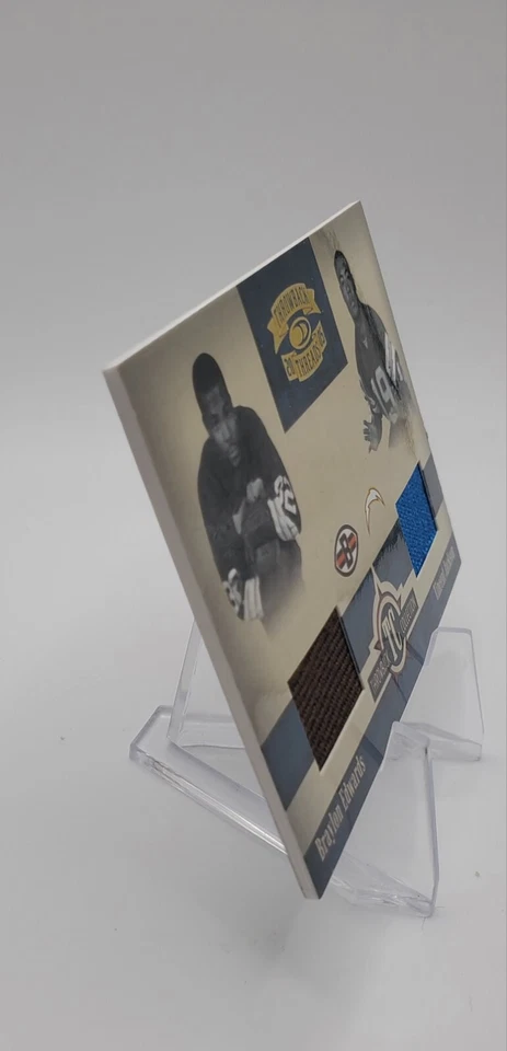 2005 TC-13 Donruss throw back threads B Edwards V. Jackson LA Rams Jersey /150 - Image 3 of 4