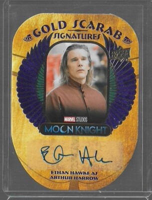 2023 Upper Deck Moon Knight Gold Scarab Signatures Ethan Hawke #GSS-DH Auto