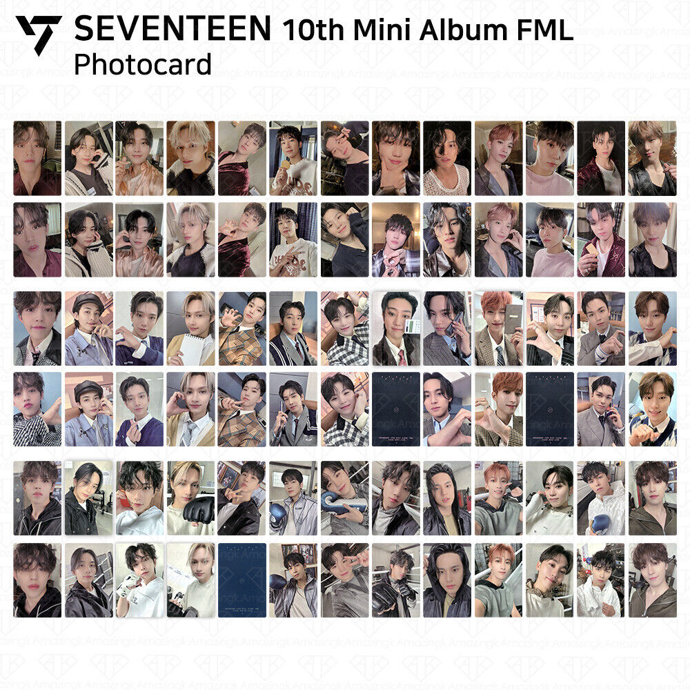 Seventeen 10th Mini Album FML Official Photocard K-POP KPOP Seventeen 10th Mini Album FML Official Photocard K-POP KPOP