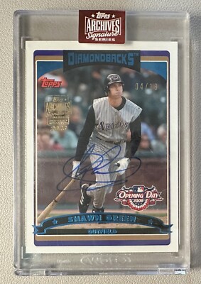 2023 TOPPS ARCHIVES SIGNATURE SHAWN GREEN 2006 TOPPS AUTOGRAPH #4/18