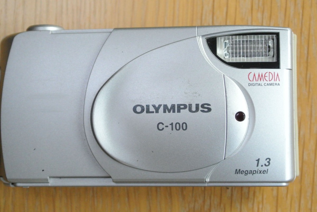 Olympus CAMEDIA 100 1.3MP Digital Camera - Silver for sale online 