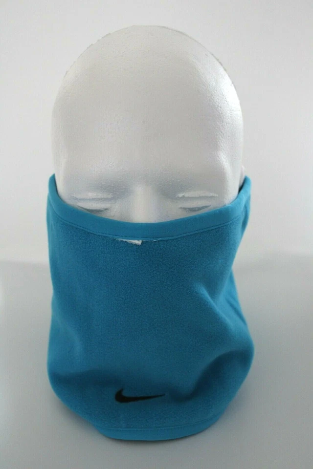 Calentador de cuello Nike polar reversible negro/azul Lagoon juvenil Foto 2 de 4