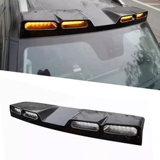 Black Roof Top Yellow Light Lamp Bar LED DRL Fits for Jetour Traveller 2023 2024