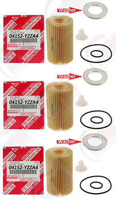 Oil Filter Genuine Toyota - OEM Part # 04152-YZZA4 Oil Filters For - Foto 2